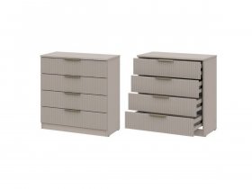 Комод 4 ящика (МДФ) Эккервуд (меланж) в Айхале - ajhal.mebel-nsk.ru | фото