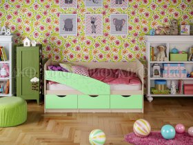 Кровать детская Бабочки 1,8 м в Айхале - ajhal.mebel-nsk.ru | фото