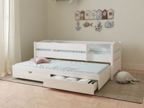 Кровать двухуровневая с ящиками «Лапландия» в Айхале - ajhal.mebel-nsk.ru | фото
