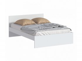 Кровать двуспальная 1,4м Бруклин СБ-3353 (белый) в Айхале - ajhal.mebel-nsk.ru | фото