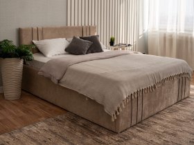 Кровать двуспальная 1,4м с подъем. мех. Леванте в Айхале - ajhal.mebel-nsk.ru | фото