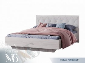 Кровать двуспальная 1,6м Кимберли КР-13 в Айхале - ajhal.mebel-nsk.ru | фото