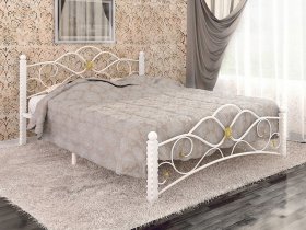 Кровать двуспальная Гарда-3 на металлокаркасе 1,4 м в Айхале - ajhal.mebel-nsk.ru | фото