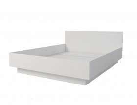 Кровать двуспальная Мебелевс 1,6 м (белый) в Айхале - ajhal.mebel-nsk.ru | фото