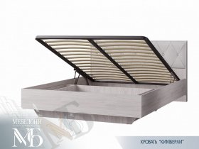 Кровать двуспальная с подъем. мех. 1,6 м  Кимберли КР-13 в Айхале - ajhal.mebel-nsk.ru | фото