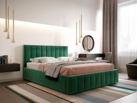 Кровать мягкая 1,4 Вена стандарт, вар.1 в Айхале - ajhal.mebel-nsk.ru | фото