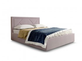 Кровать мягкая 1,6 Сиеста стандарт, вар.1 в Айхале - ajhal.mebel-nsk.ru | фото