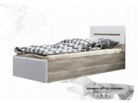 Кровать односпальная Наоми КР-12 в Айхале - ajhal.mebel-nsk.ru | фото