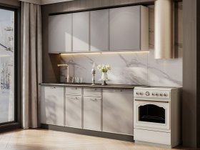Кухонный гарнитур «Адель» 2,0м (нео) в Айхале - ajhal.mebel-nsk.ru | фото