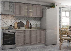 Кухонный гарнитур Хозяюшка 1,5 м (МФ) в Айхале - ajhal.mebel-nsk.ru | фото