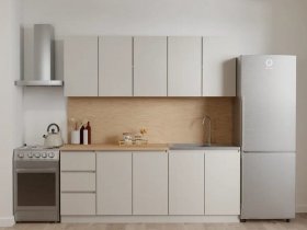 Кухонный гарнитур Мори 2,0 м (сатин) в Айхале - ajhal.mebel-nsk.ru | фото
