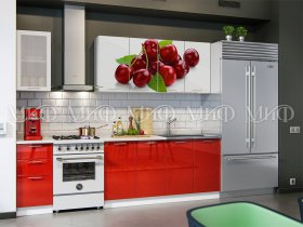 Кухонный гарнитур Вишня в Айхале - ajhal.mebel-nsk.ru | фото