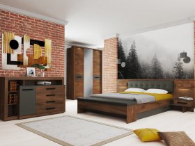 Модульная спальня Глазго в Айхале - ajhal.mebel-nsk.ru | фото
