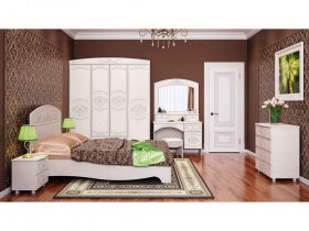 Модульная спальня Каролина в Айхале - ajhal.mebel-nsk.ru | фото