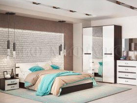 Модульная спальня Ким в Айхале - ajhal.mebel-nsk.ru | фото