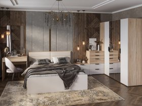 Модульная спальня Норд в Айхале - ajhal.mebel-nsk.ru | фото
