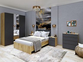 Модульная спальня Шерлок в Айхале - ajhal.mebel-nsk.ru | фото