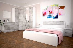 Модульная спальня Сорренто в Айхале - ajhal.mebel-nsk.ru | фото