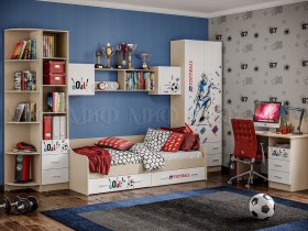 Модульная спальня Вега NEW Boy в Айхале - ajhal.mebel-nsk.ru | фото