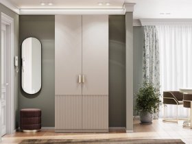 Шкаф двухстворчатый Эккервуд (Нью) (меланж) в Айхале - ajhal.mebel-nsk.ru | фото