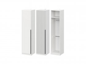 Шкаф ШК-50 Эккервуд (белый) в Айхале - ajhal.mebel-nsk.ru | фото