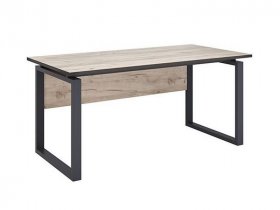 Стол руководителя Ст075.0 Гермес лофт (дуб крафт серый) в Айхале - ajhal.mebel-nsk.ru | фото