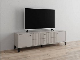 Тумба под ТВ Парус-10 (кашемир/сантьяго софт) в Айхале - ajhal.mebel-nsk.ru | фото